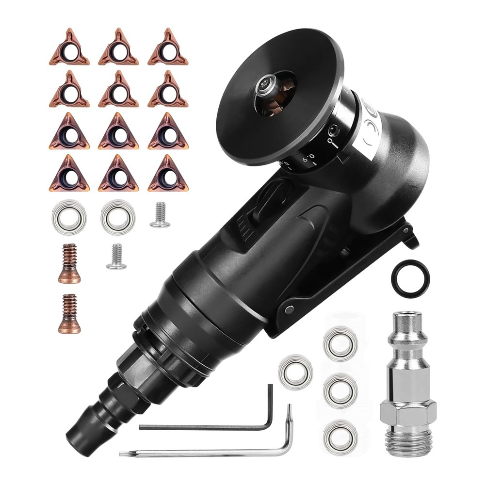 Mini Air Chamfer Tool Handheld 45 Degree 6mm Portable Edge Beveling Machine