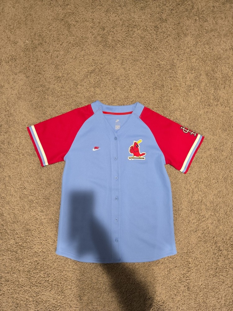 Women's St Louis Cardinals Nike Cooperstown Collection Jersey MLB Large