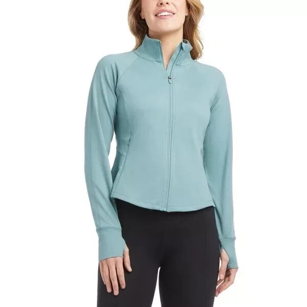 Jockey Women's Tulip Hem Yoga Jacket, Arctic (Green), Size S