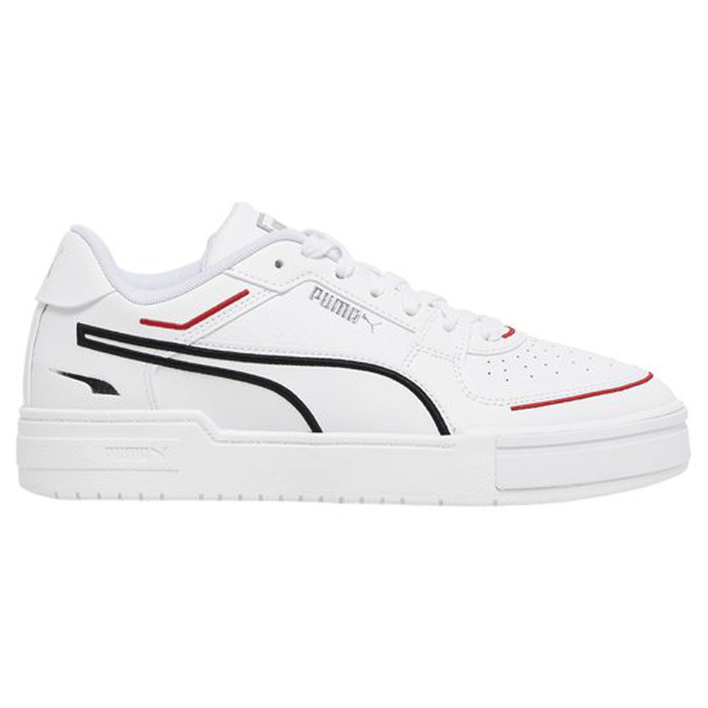 PUMA Ca Pro Embroidered Lace Up  Mens White Sneakers Casual Shoes 381055-01