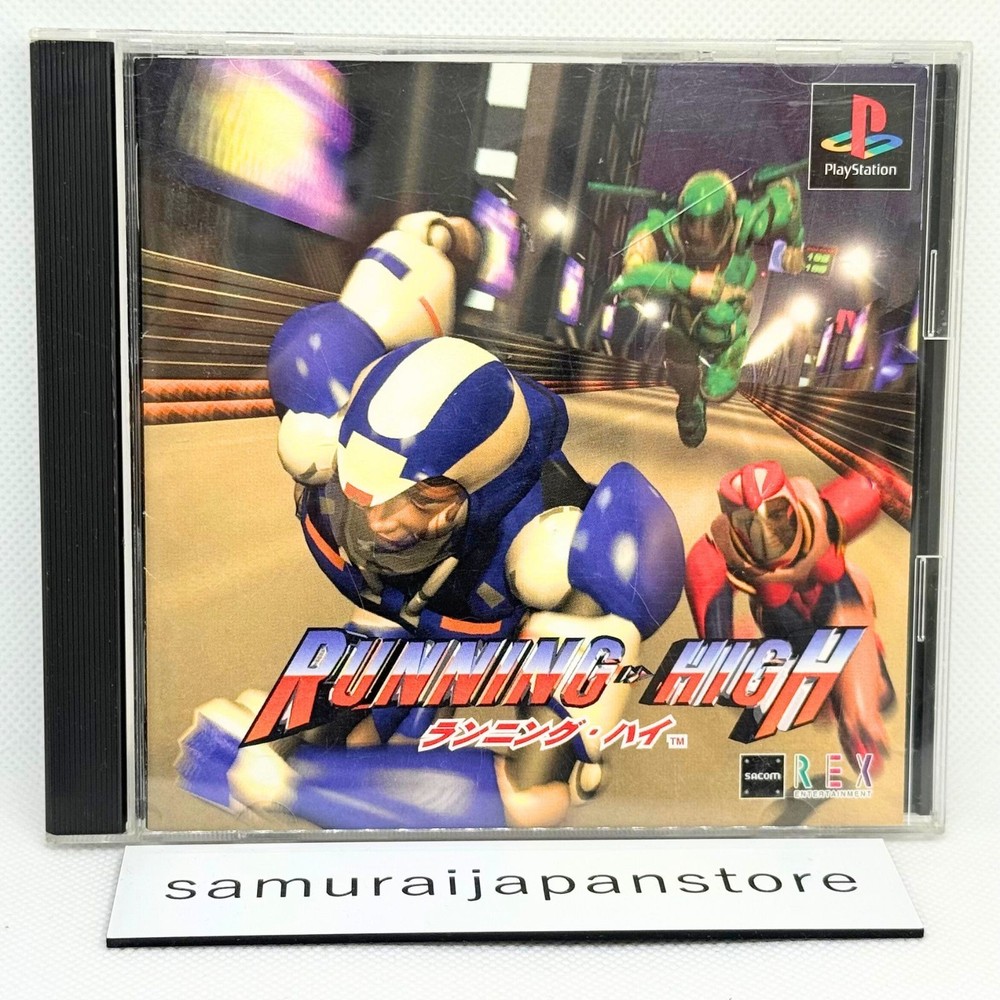 Running High SONY PS1 PlayStation 1 JP ver Used Tested Japanese ver with Case
