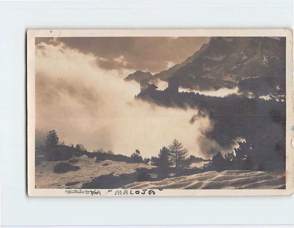Postcard Bei Maloja Switzerland