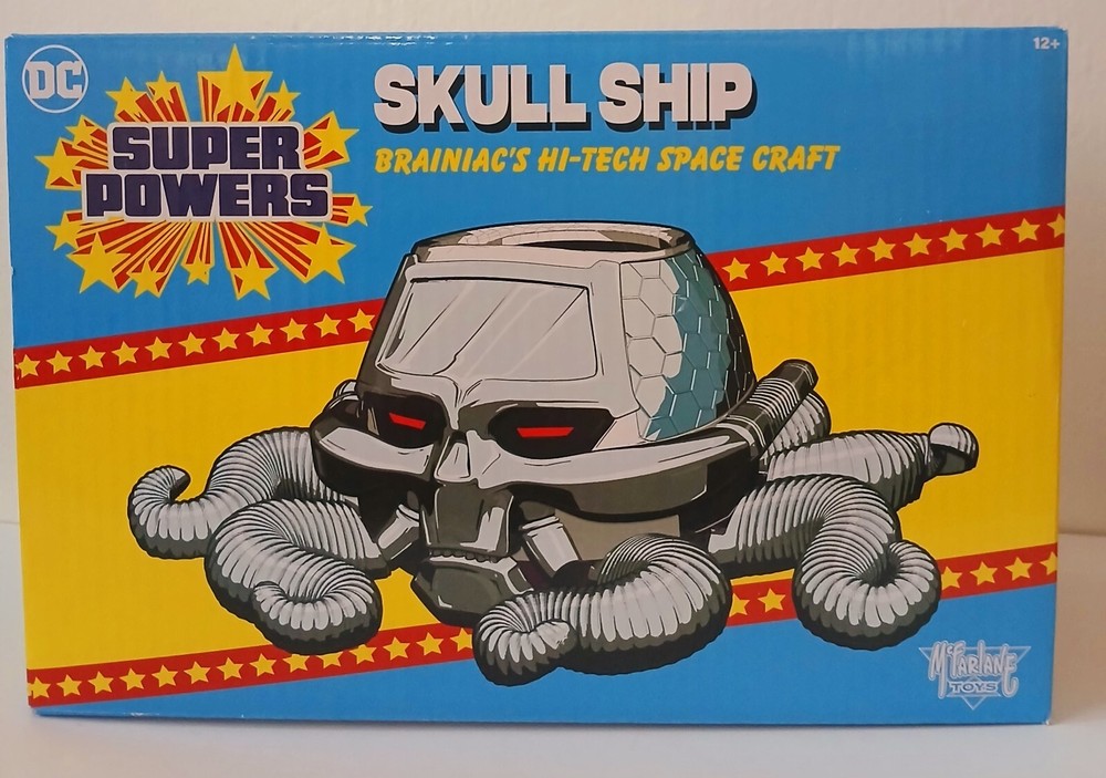 McFarlane Toys DC SUPER POWERS SKULL SHIP Brainiac Hi-Tech Spacecraft 2024 NEW