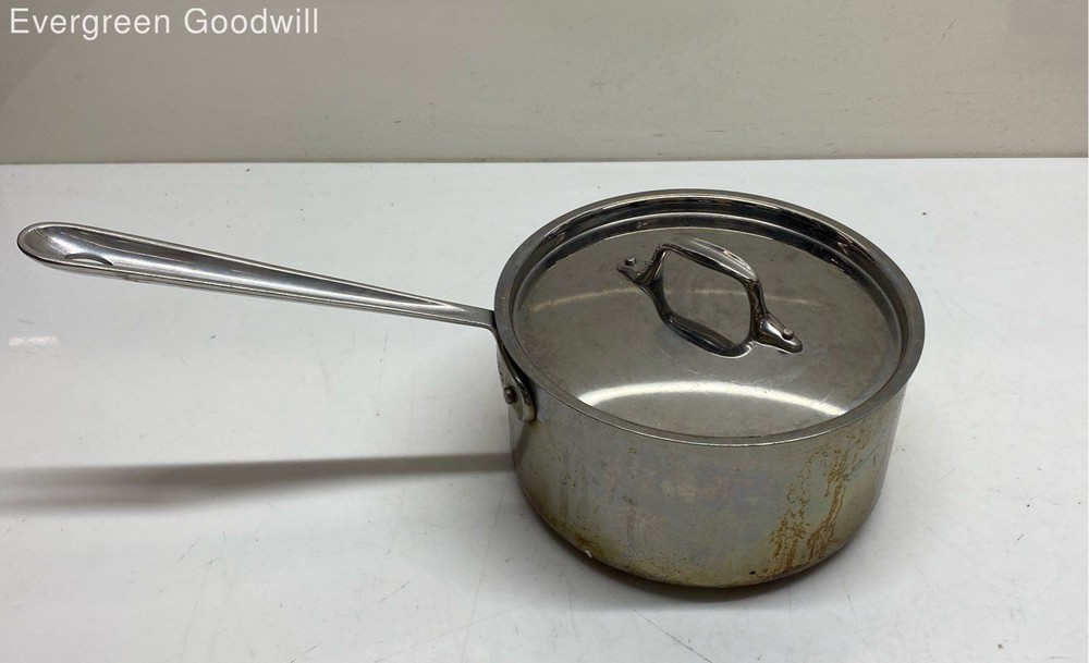 3.5qt All-Clad Stainless Steel Sauce Pan