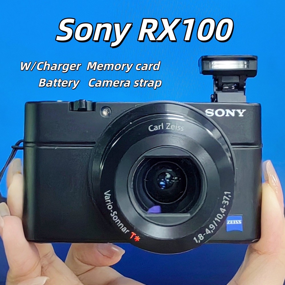 95%NEW-Sony RX100 20.2 MP 3.6 x Compact Digital Camera w/Charger & Card&Battery