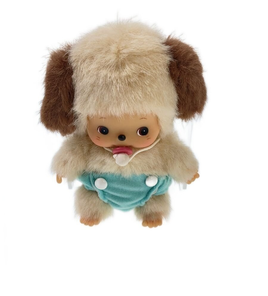 Bebichhichi Friend Puppy Dog Baby Monchhichi Rare Plush Doll Sekiguchi