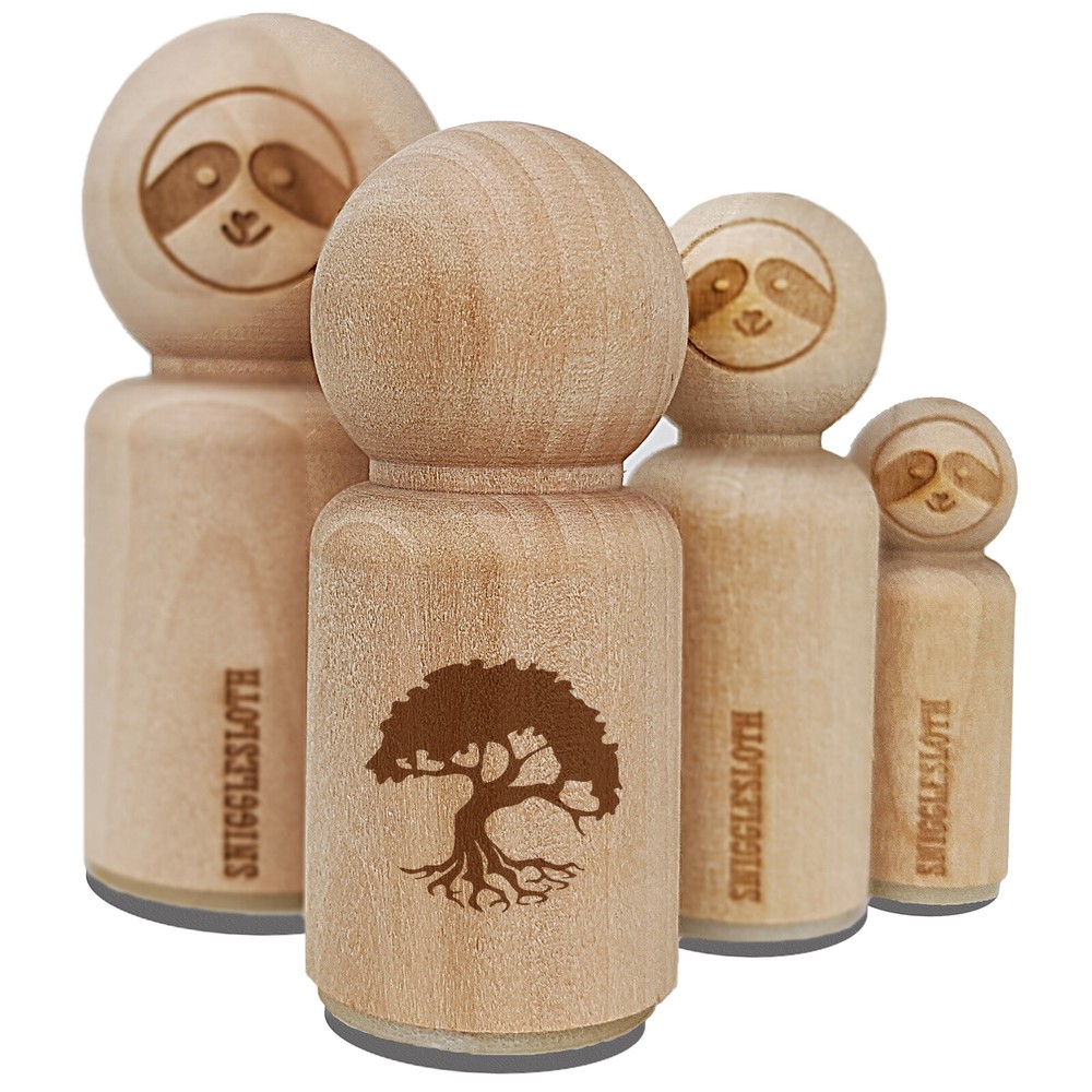 Swampy Mangrove Tree Roots Rubber Stamp for Crafting and Planners