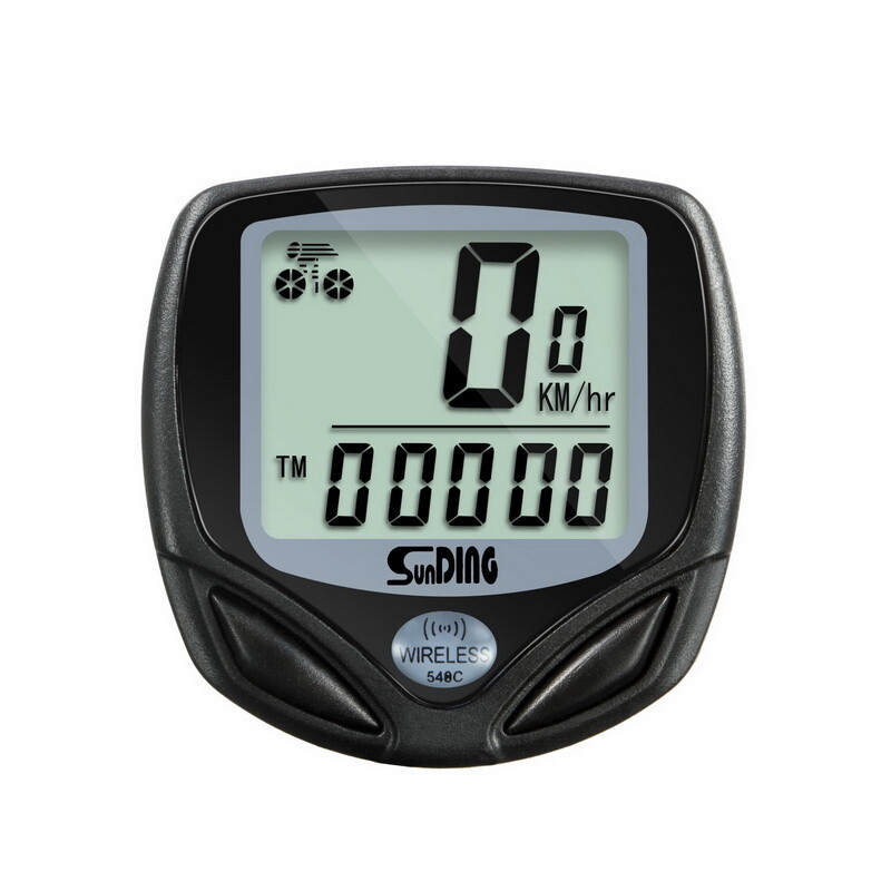 Bike Speedometer LCD Wireless Bicycle Computer Odometer Waterproof
