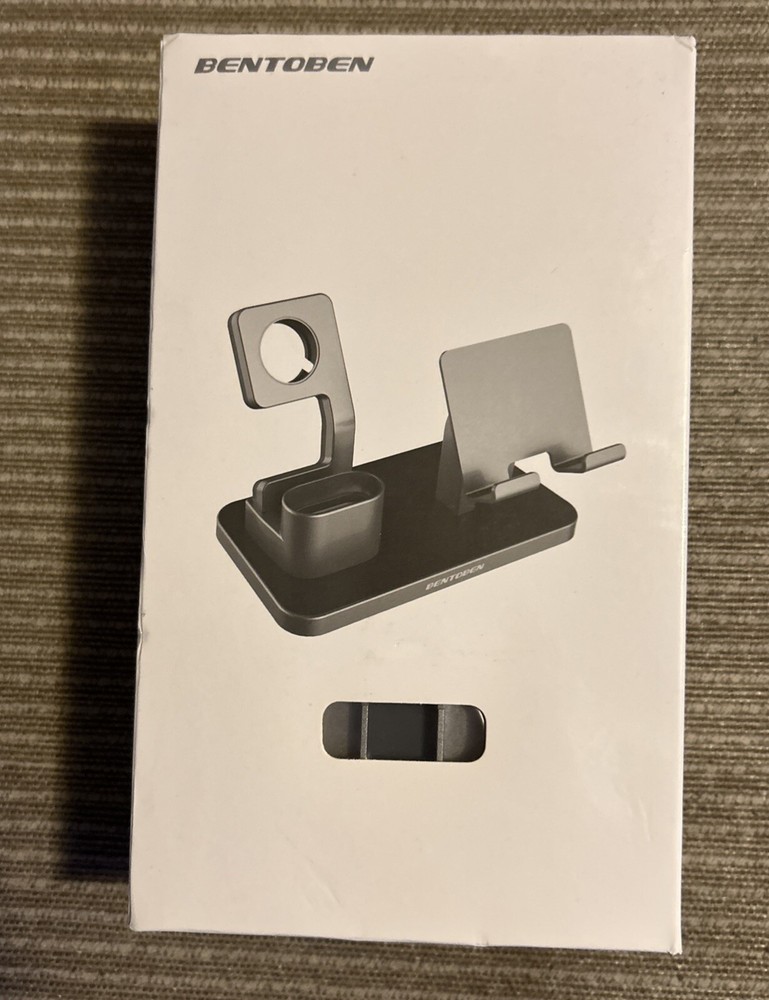 Bentoben Charging Stand Compatible With Apple Watch AirPods Charger Phone Stand.