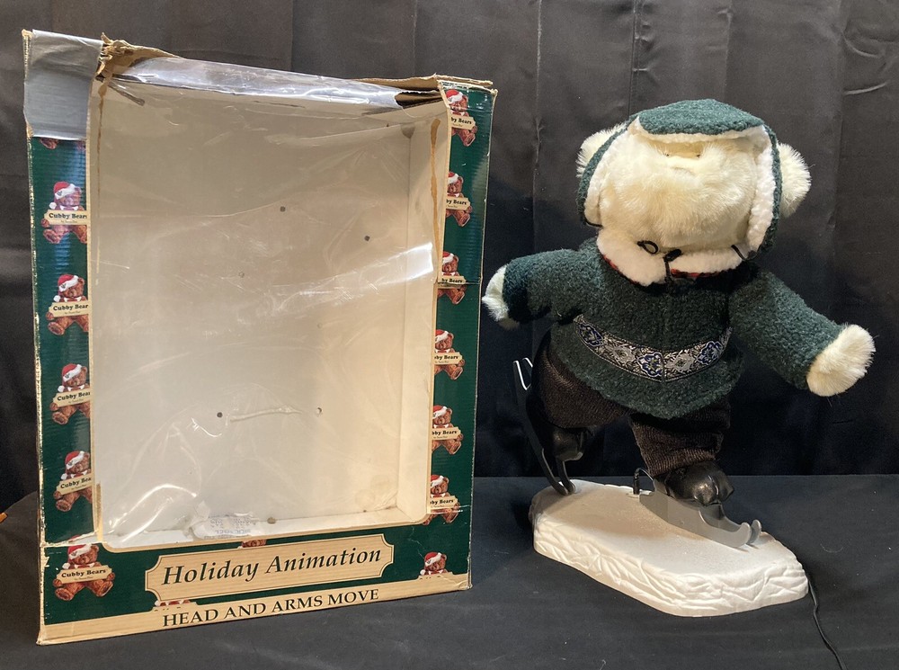 Cubby Bears Santa’s Best Christmas Holiday 19” Animated Bear on Skates