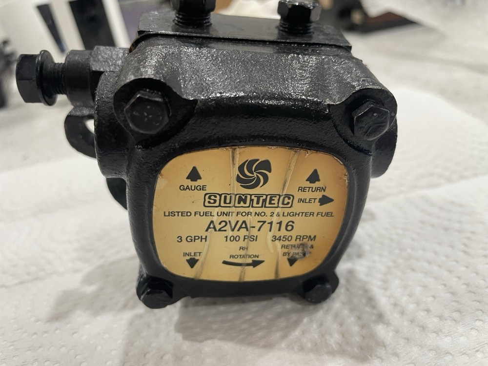 Suntec A2VA7116 Furnace Oil Pump – 3 GPH – 100–150 PSI – HVAC Fuel Unit