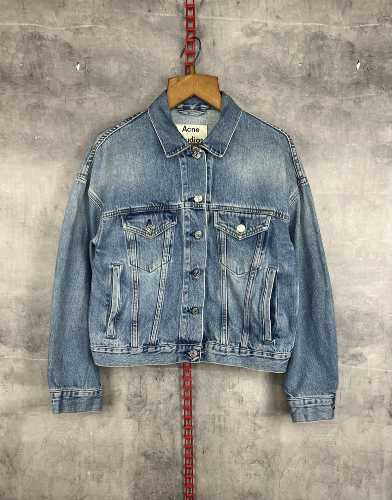 Acne Studios Women’s  Lab Nt Mid Vtg Denim Jacket Size 34