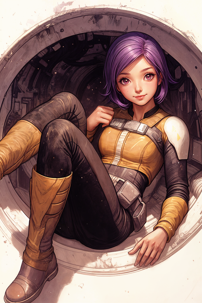 SABINE WREN 03 Fine Art Print 13x19 Limited Edition 1/30 Star Wars Rebels Ahsoka