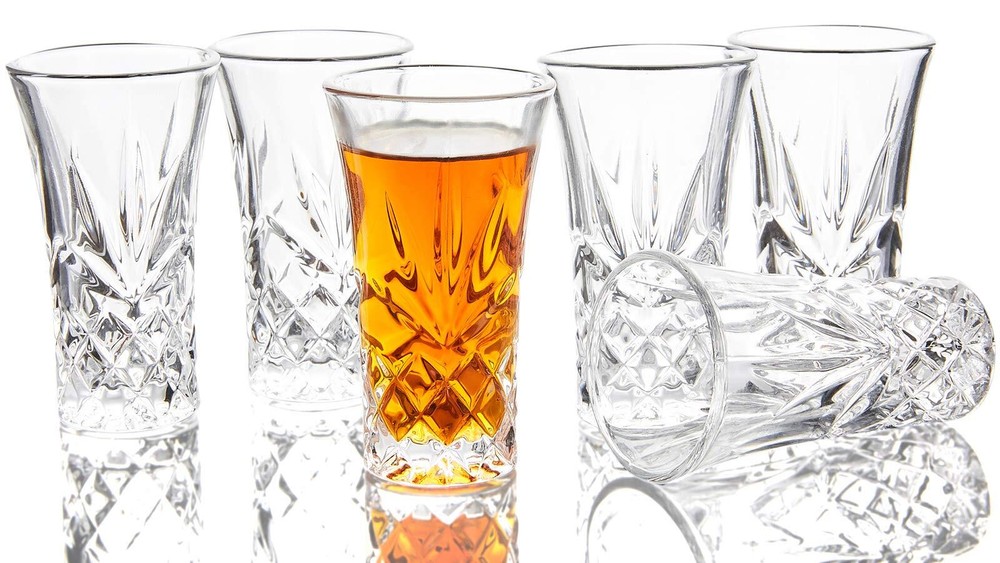 Tequila Glasses Heavy Base Shot Glass Cordial Glasses 2 OZ (Set of 6)