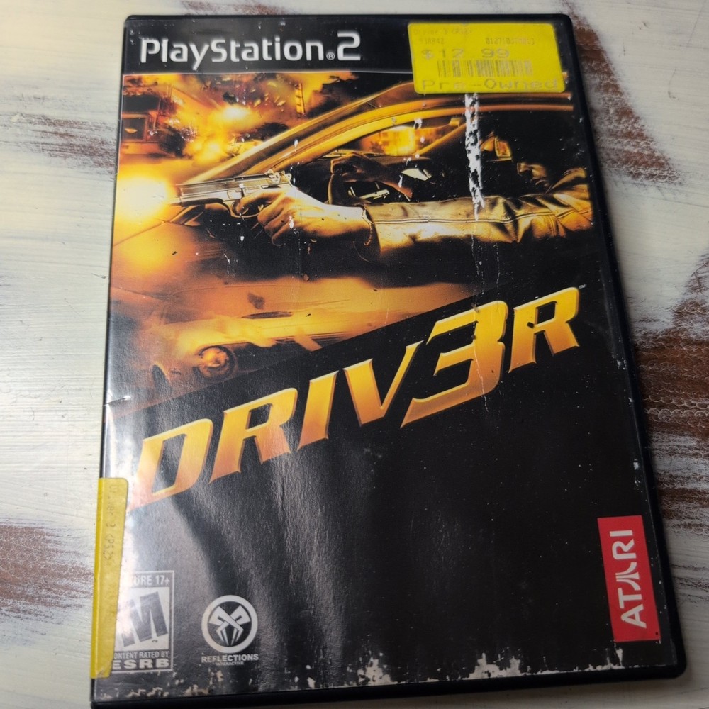 Driver 3 Driv3r (Sony PlayStation 2 PS2, 2004) CIB Complete With Manual