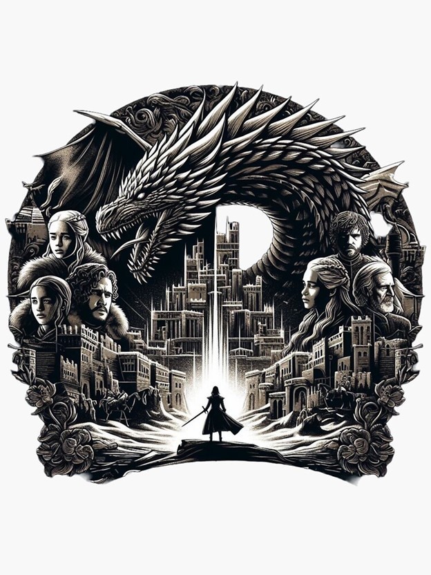 Game of Thrones, Vinyl Die Cut Sticker