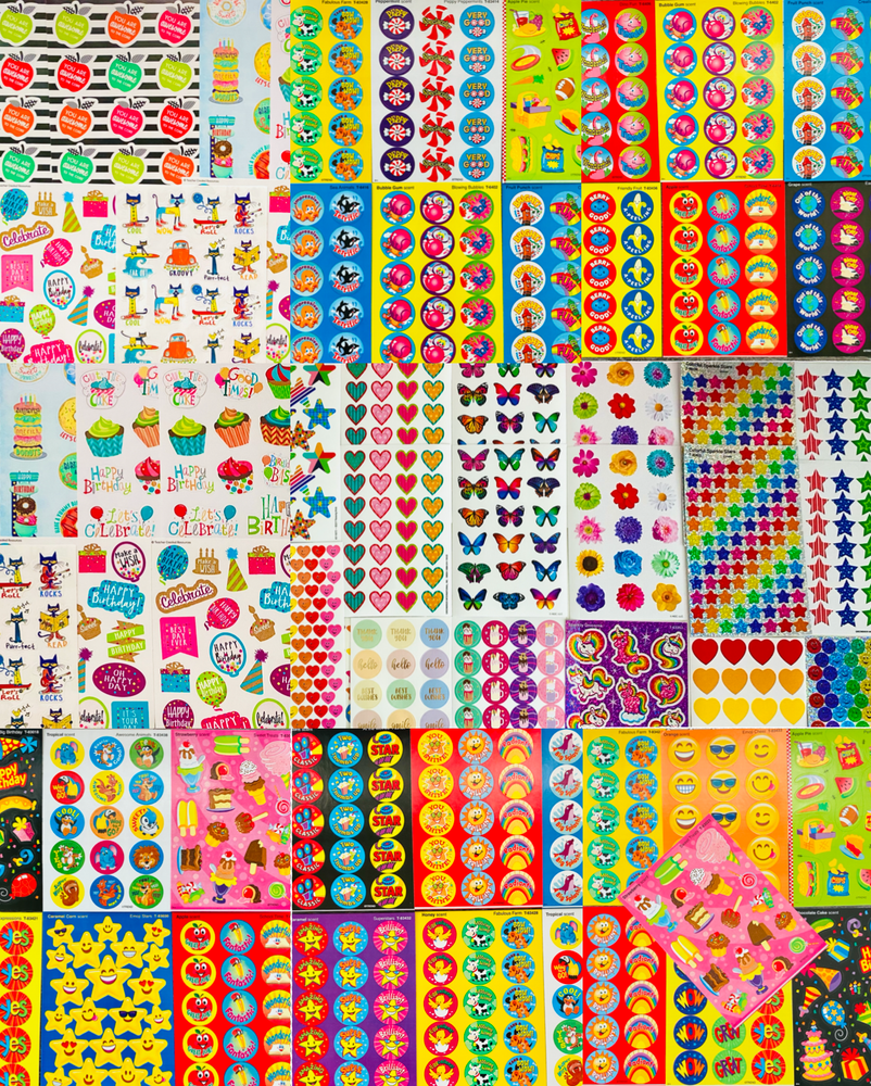 Back to School Sticker Bundle - 29 Sheets for Kids, Teens, Teachers Boys & Girls  