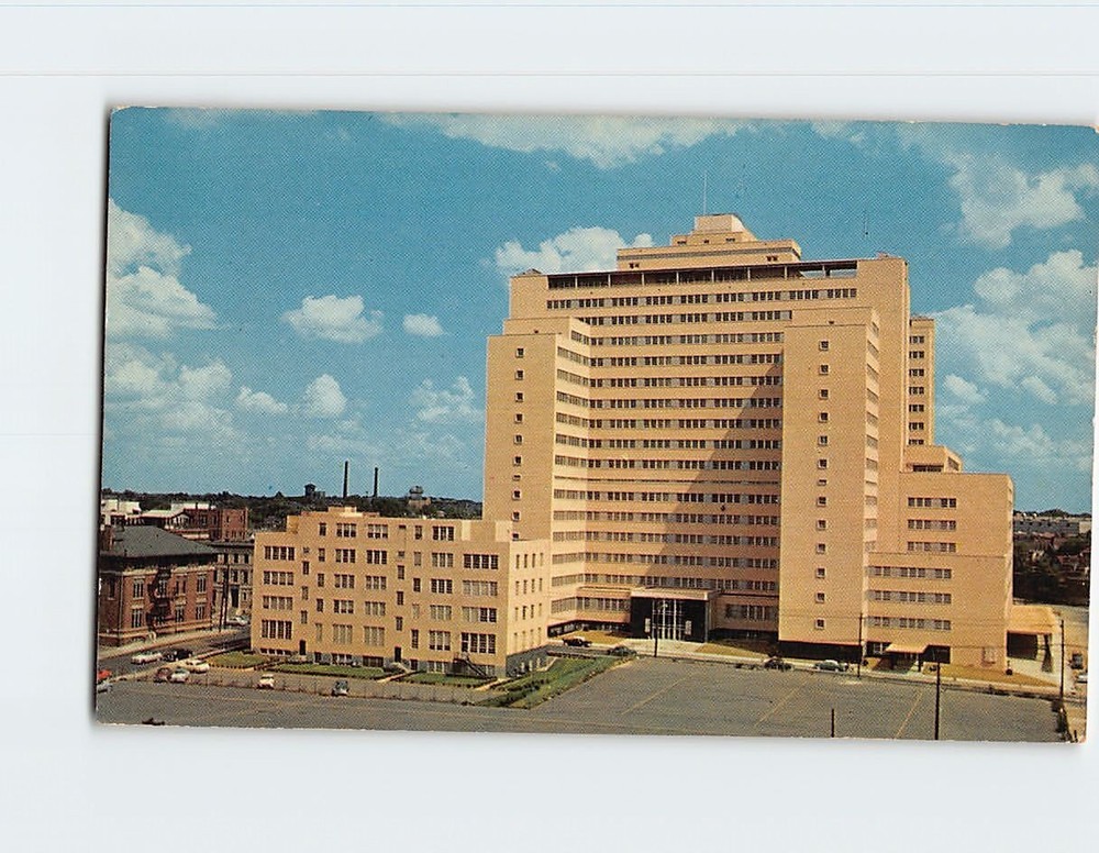 Postcard Grady Memorial Hospital Atlanta Georgia USA
