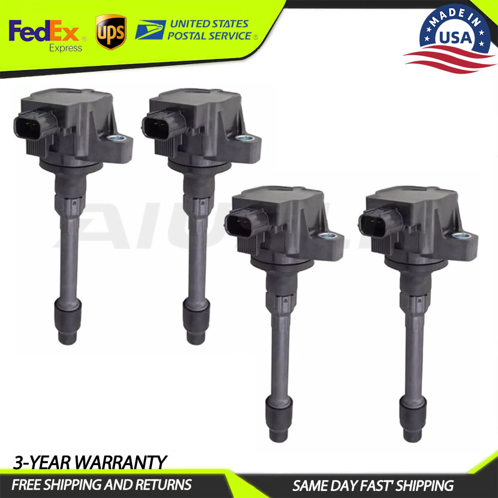 4X Ignition Coil For 2018-2021 Honda Accord 1.5L Acura RDX 2.0L 30520-59B-013