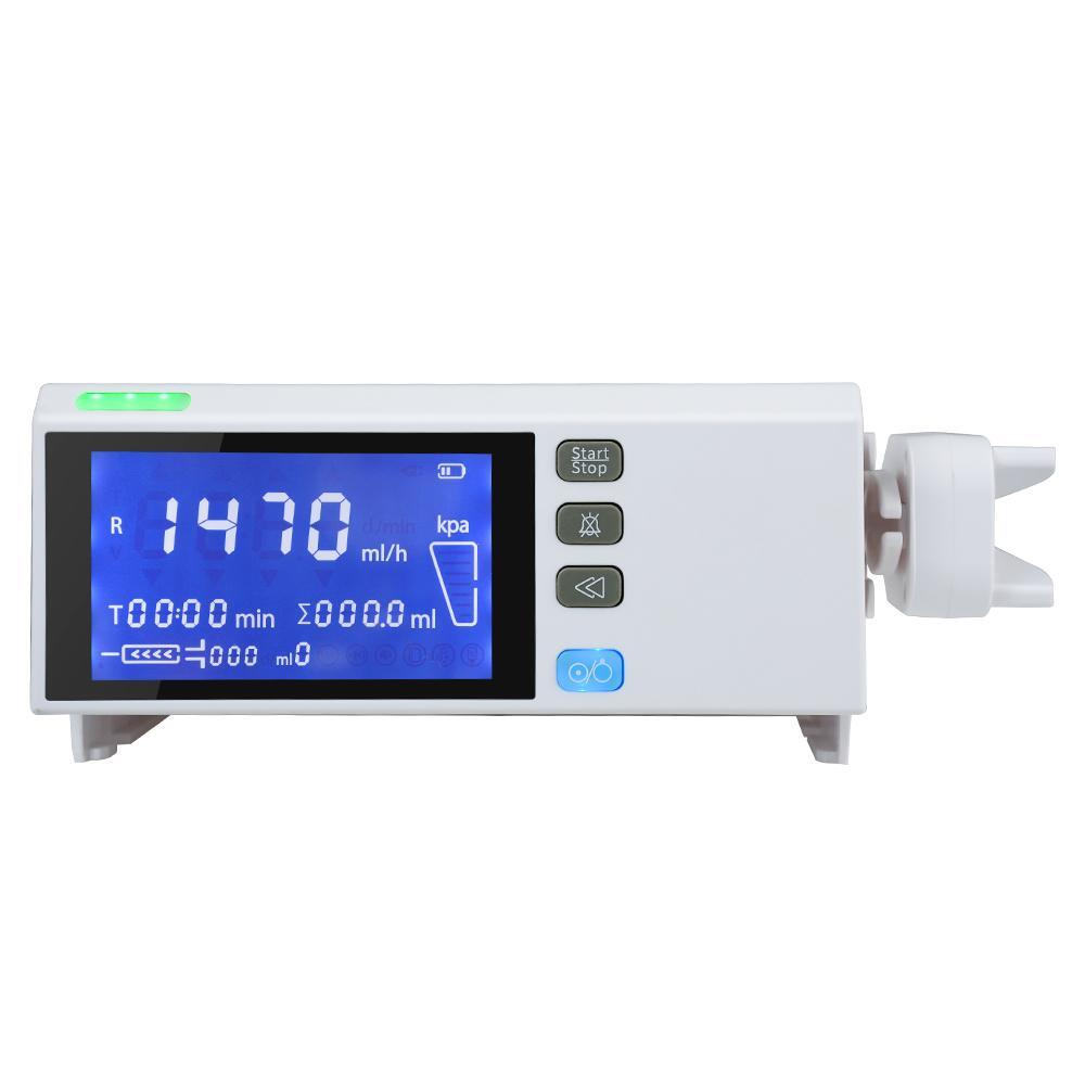 High-Capacity Rechargeable Syringe Pump with 4.3-Inch Display  