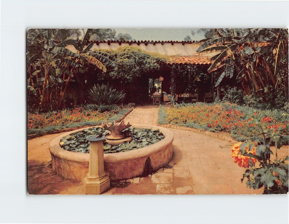 Postcard Patio Ramona's Marriage Place San Diego California USA North America