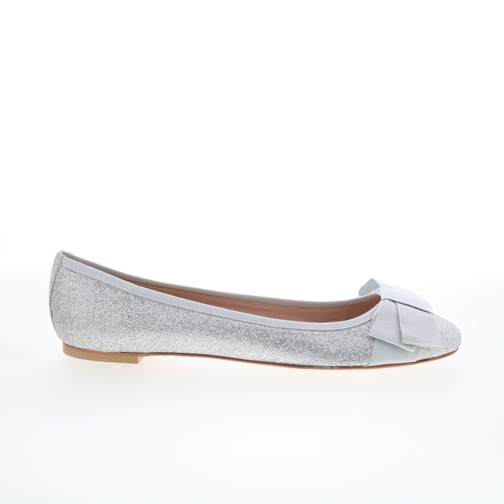 Le Mie Ballerine Le Mie 3 Womens Silver Synthetic Ballet Flats Shoes 37