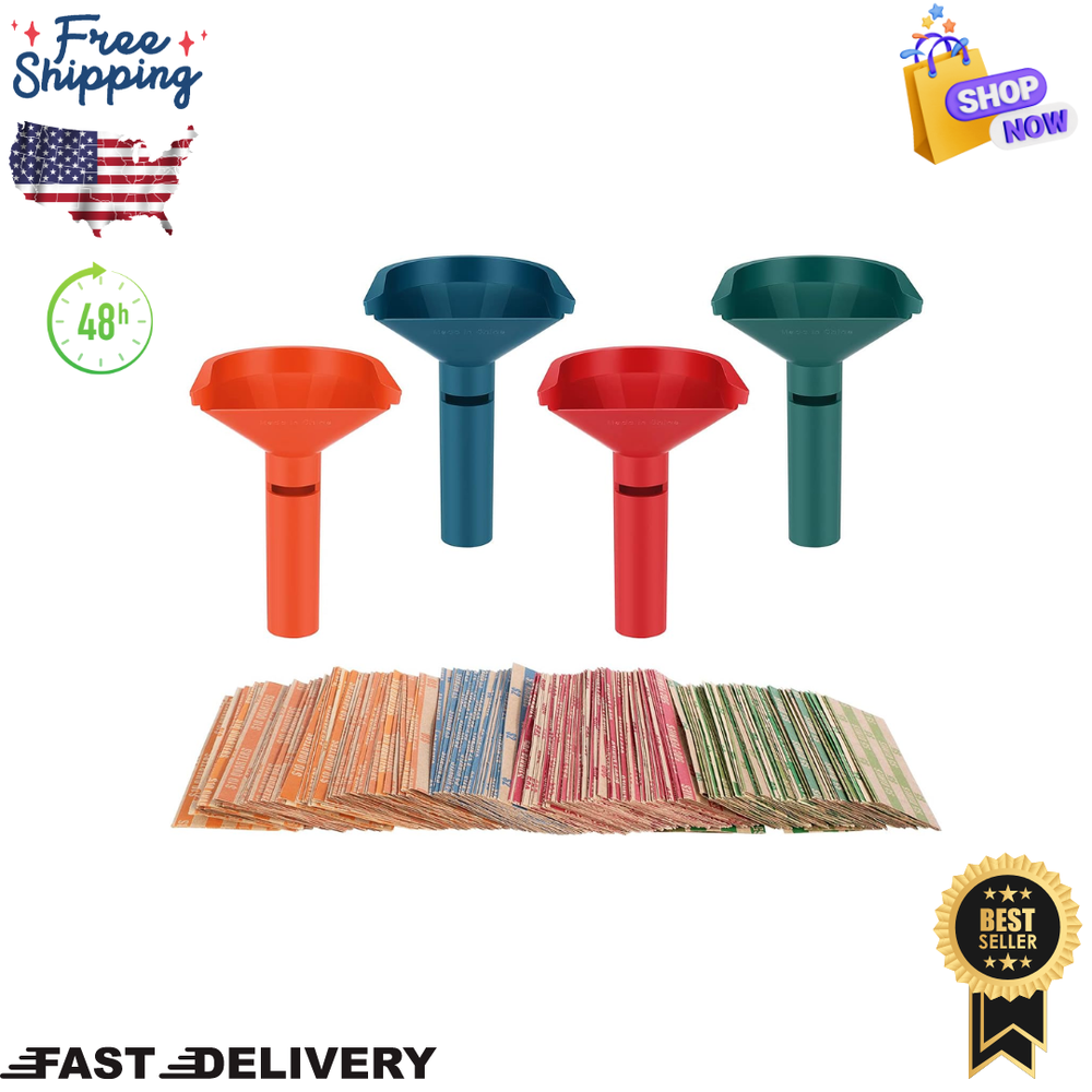 Coin Sorter Coin Wrappers All Coins 4 Coin Sorter Tubes Plastic 150pcs Coin