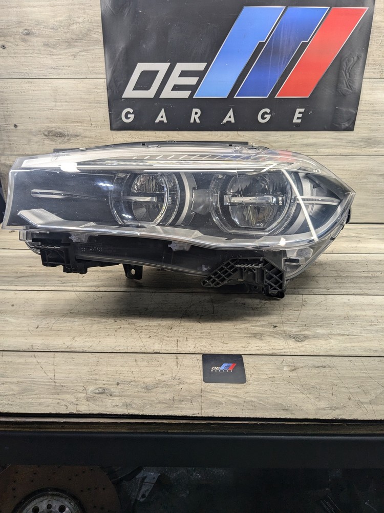 BMW F15 F85 F86 X5 X5M Left Driver Adaptive LED Headlight with Modules OEM 14-15 Model Compatible