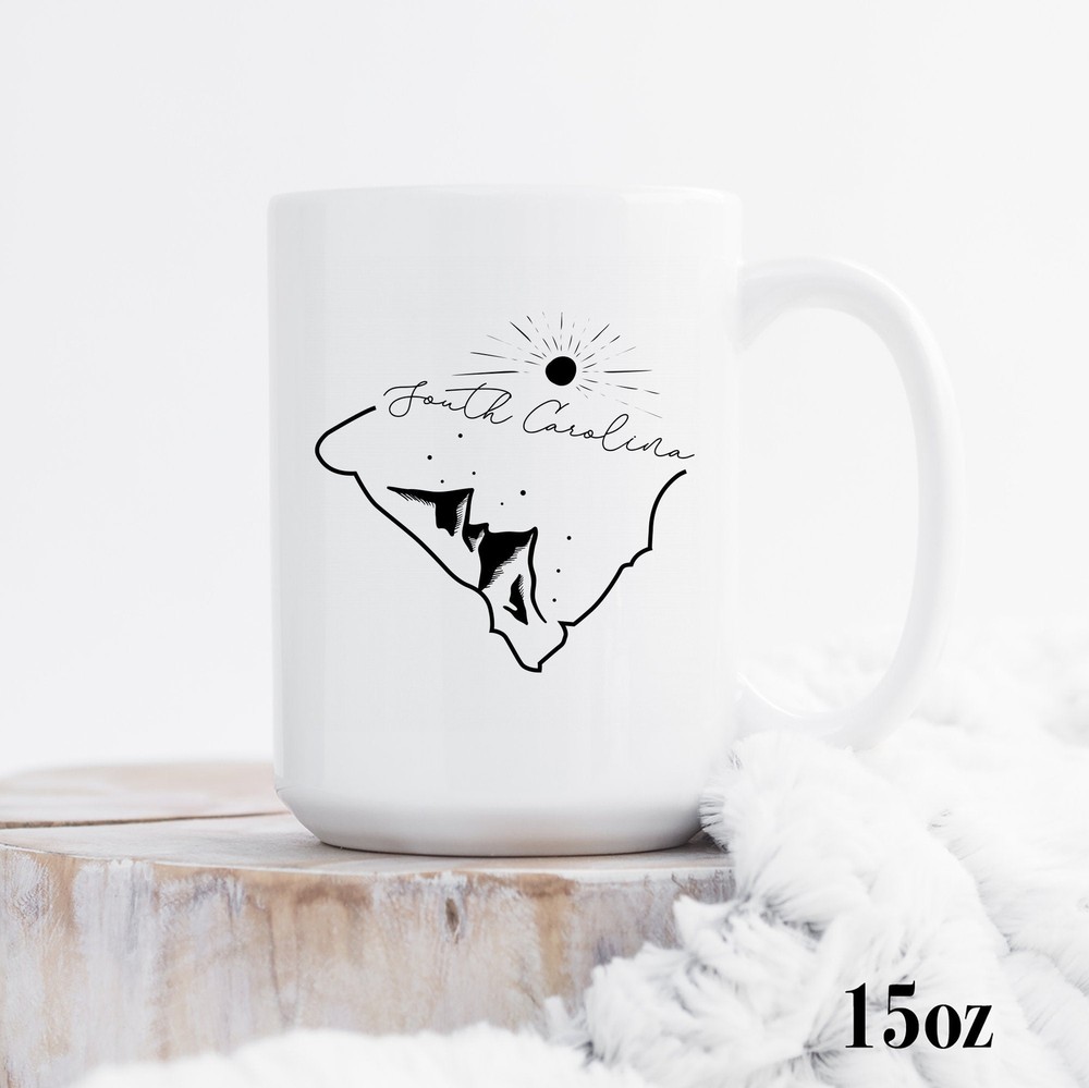 South Carolina Camping Mug Gift for Outdoor Enthusiasts and Campers  