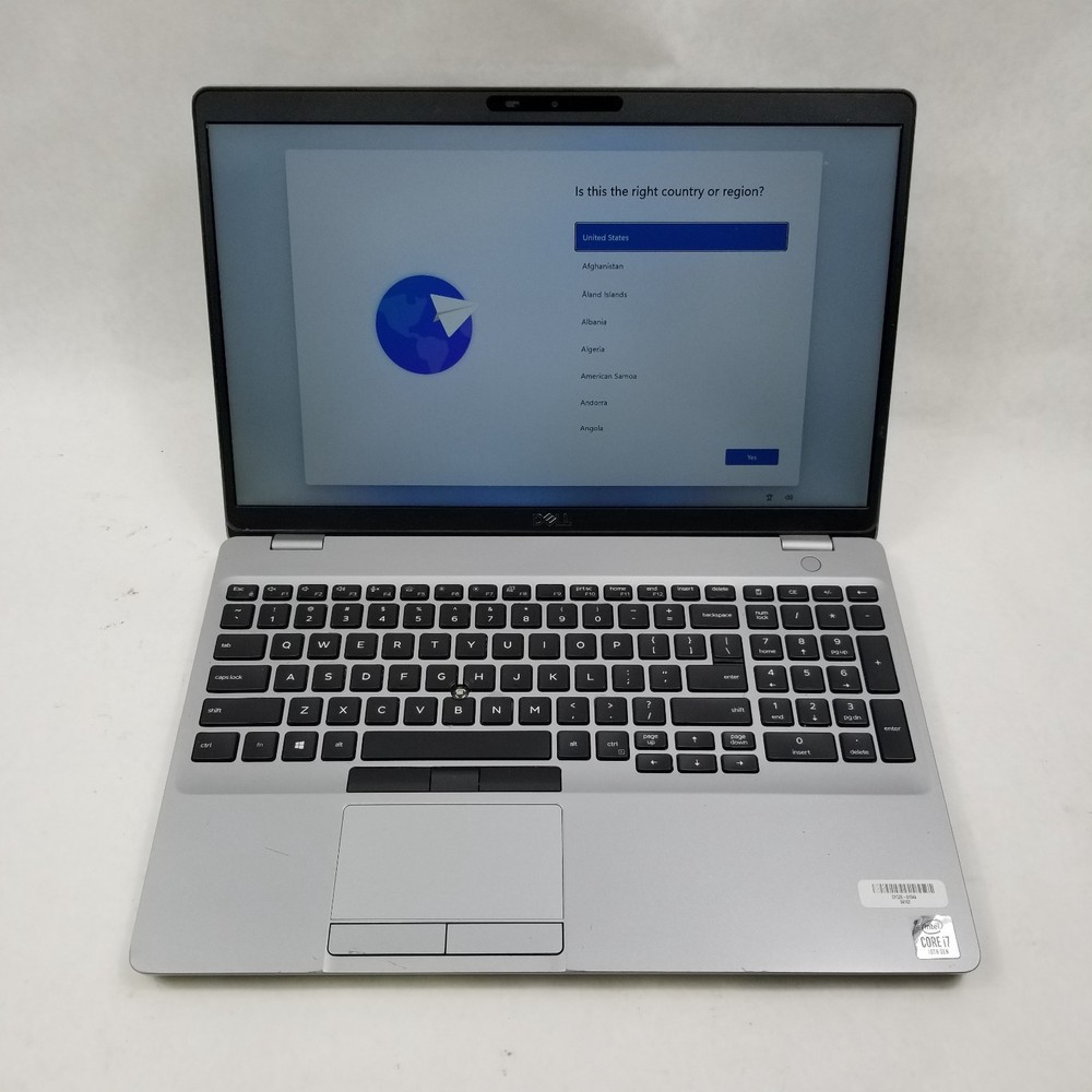Dell Precision 3551 15.6 FHD i7-10750H 2.60GHz 16GB 512GB SSD Quadro P620 Win 11