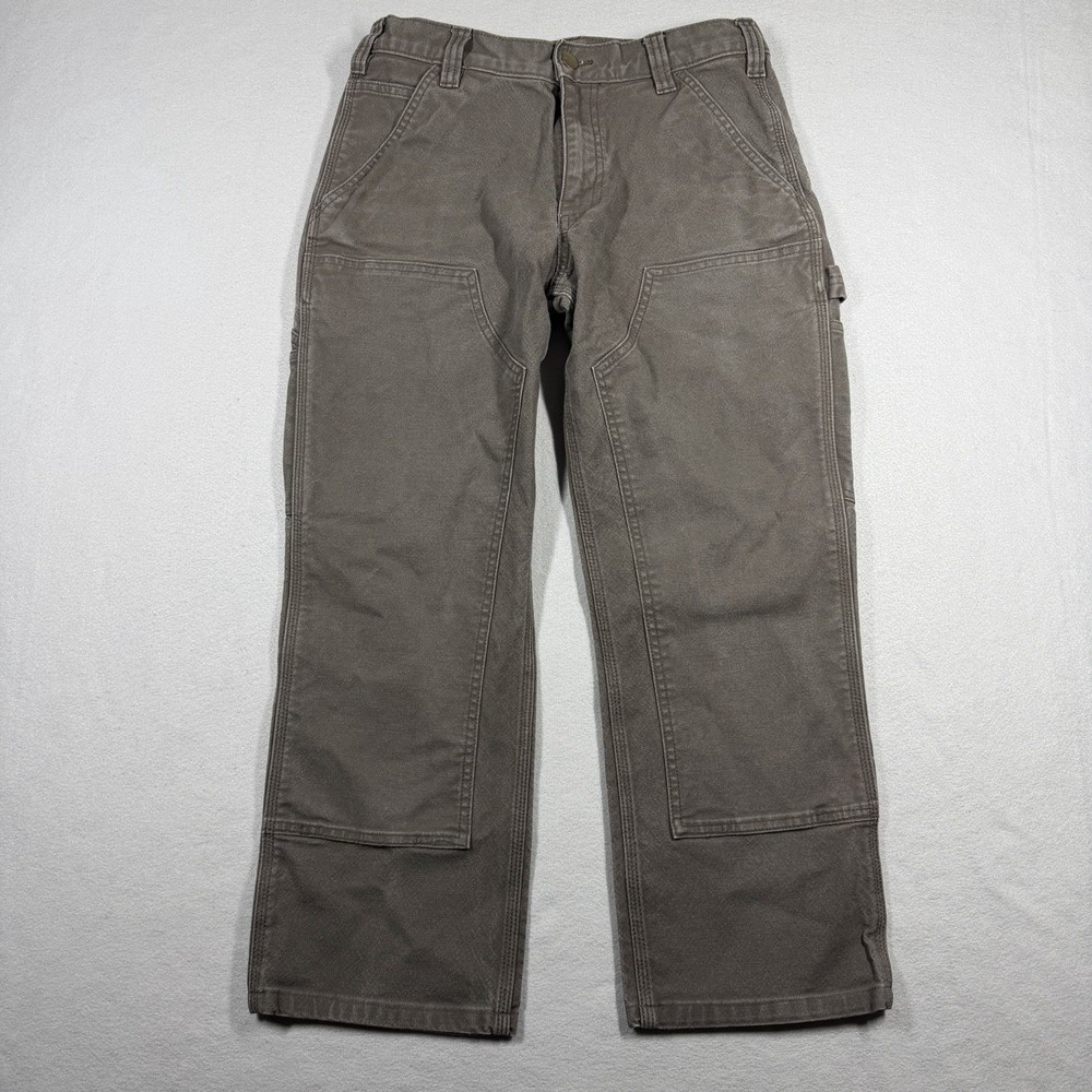 Carhartt Pants 30x30 Rugged Flex Duck Double Knee Relaxed Brown BN3334-M (28x25)
