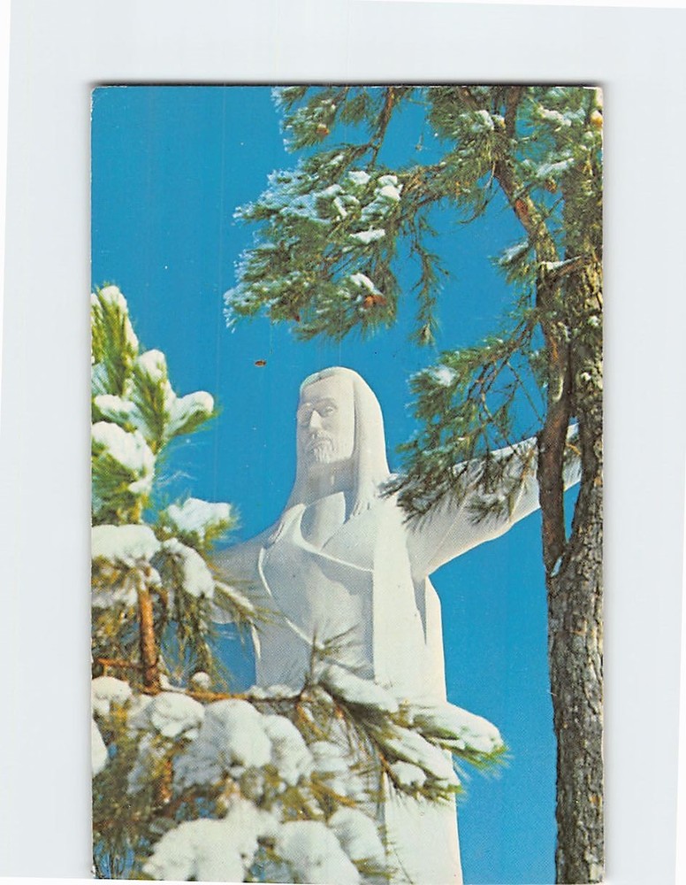 Postcard Christ of the Ozarks Eureka Springs Arkansas USA