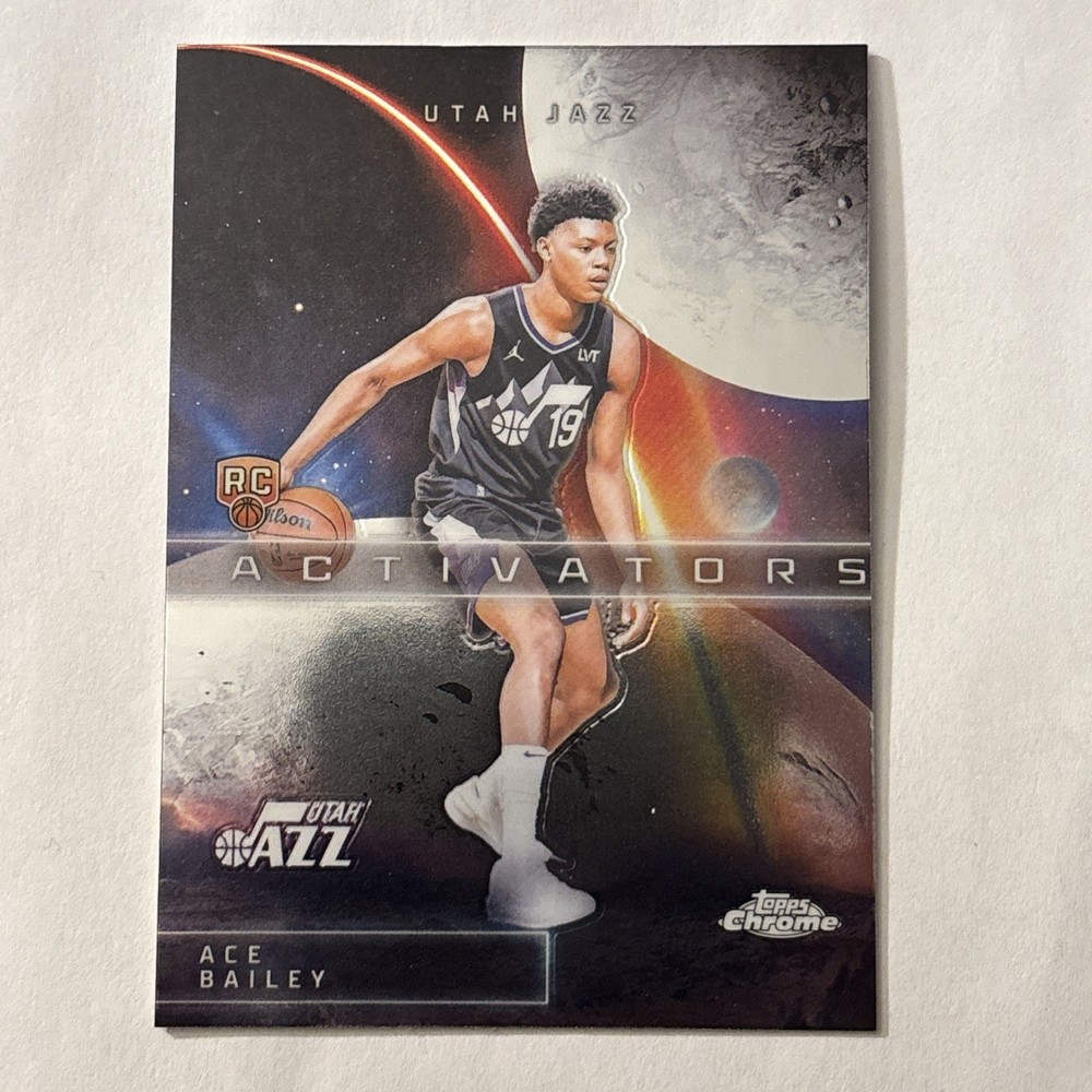 2025-26 Topps Chrome Ace Bailey Activators RC Rookie #AC-15 Jazz