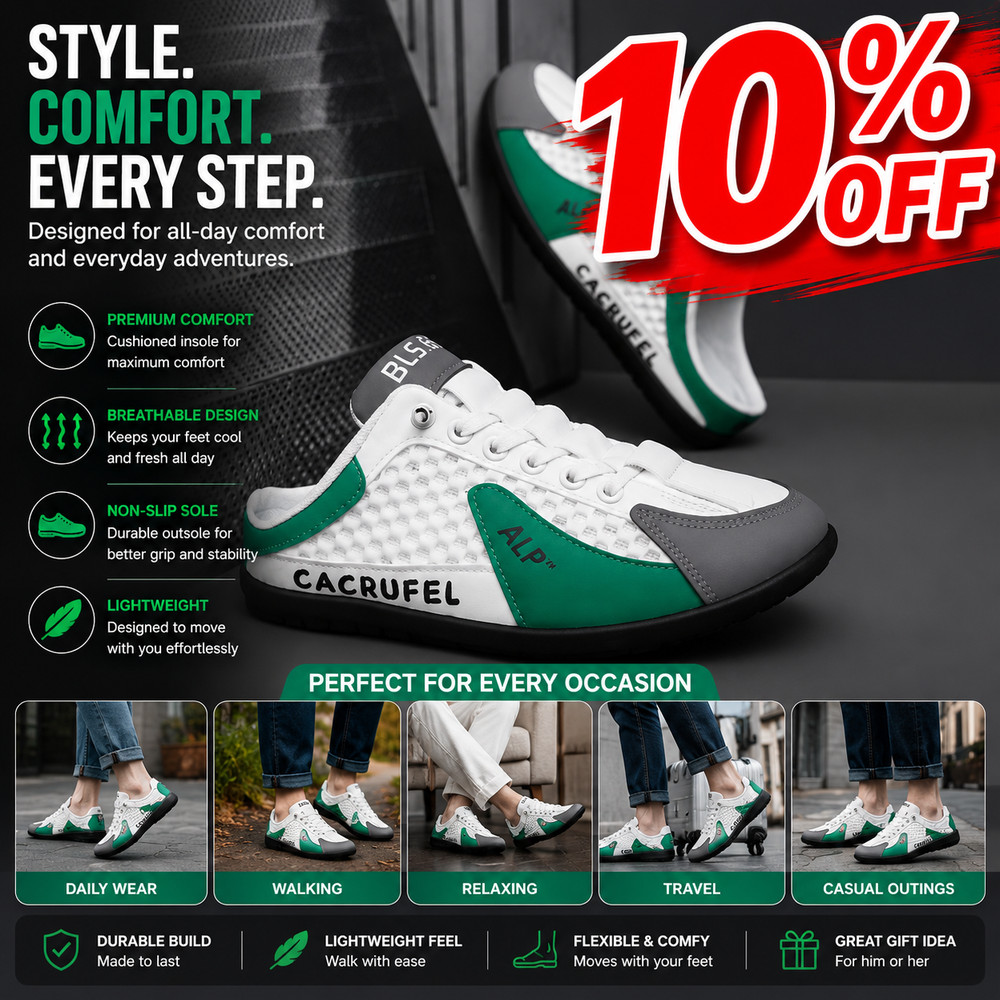 Men’s Breathable Mesh Slip-On Sneakers Lightweight Casual Shoes Soft Rubber Sole