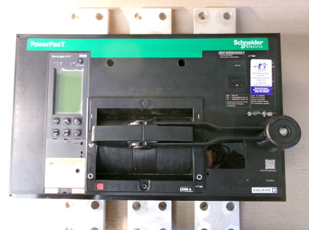 NEW SQUARE D RKF RKF36200U63AE1 3 Pole 2000 Amp 600V Circuit Breaker NTO