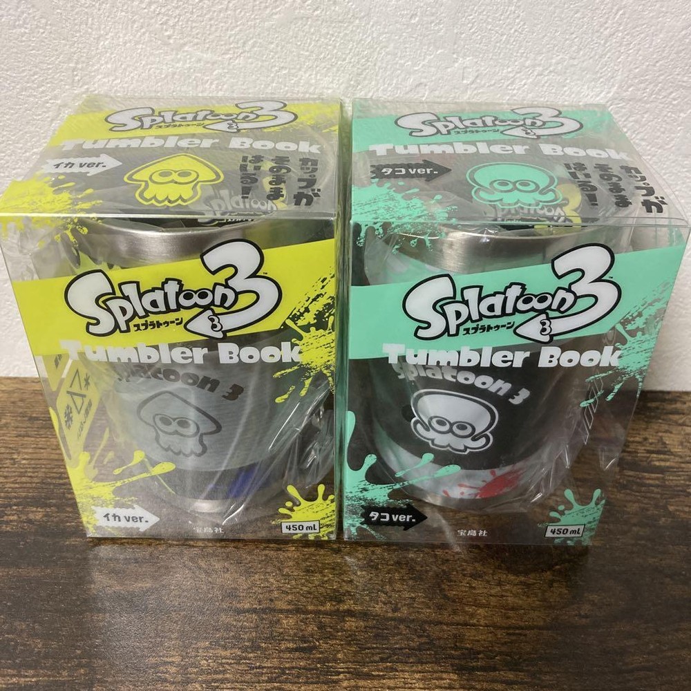 Splatoon 3 tumbler vacuum insulated 7-Eleven limited squid taco set #5e5690