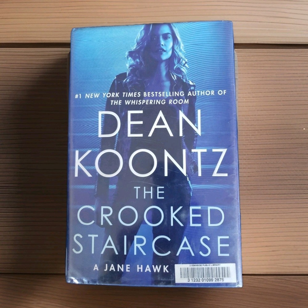 Jane Hawk Ser.: The Crooked Staircase  Dean Koontz (2018, Hardcover) Ex-library