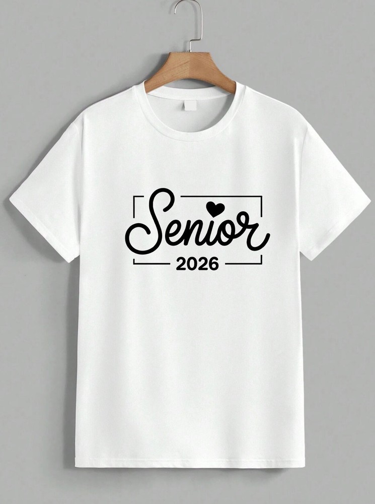 Class Of 2026 Senior T-Shirt Graduation Gift High School College Tee Unisex
