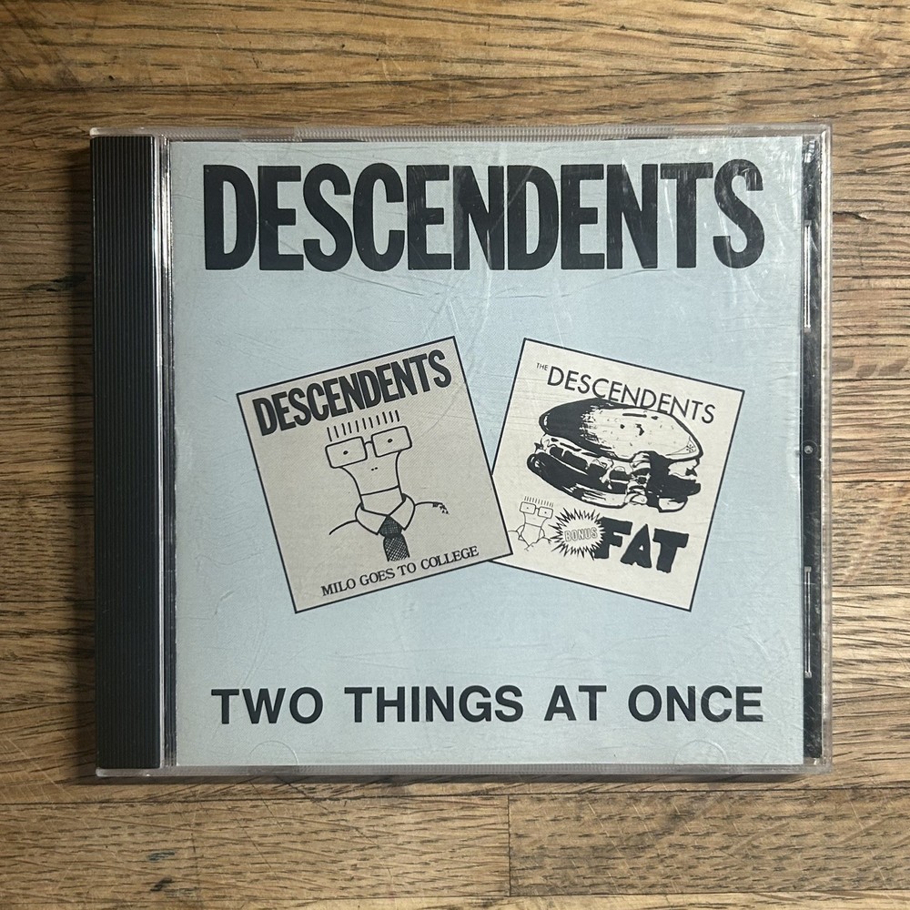 Descendents Two Things at Once Milo Goes to College & Bonus Fat SST Records 1987