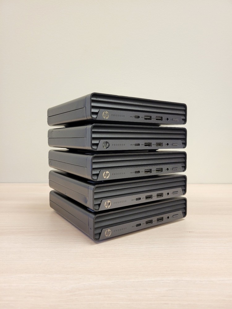 Lot of 5 HP ProDesk 600 G6 Mini Desktop Intel Core i5-10500T 16GB RAM NO HDD (5)
