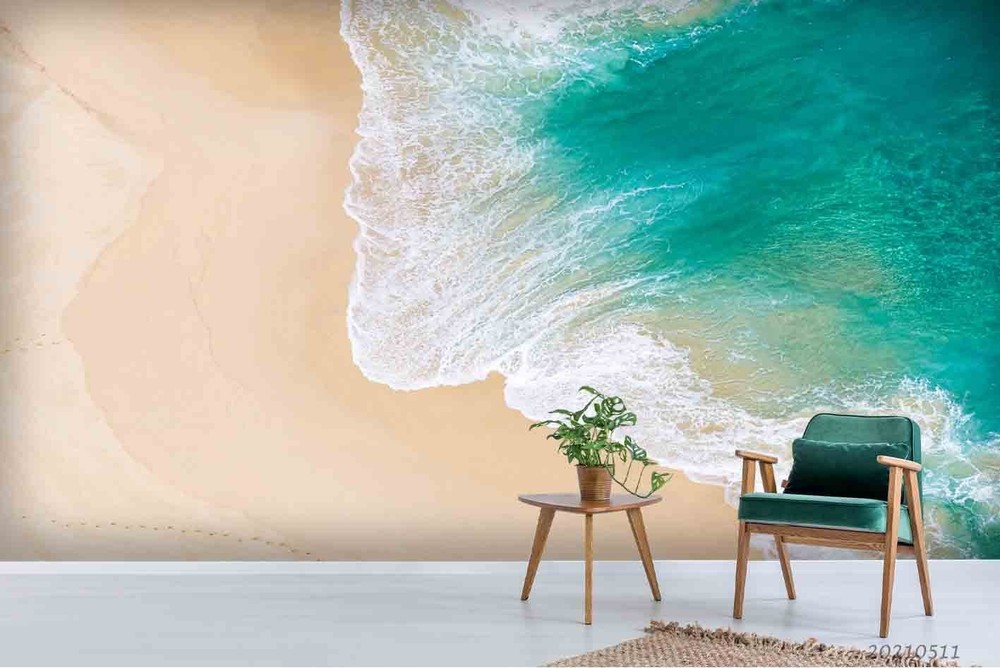 3D Sea Beach Landscape Wall Murals Wallpaper Murals Wall Sticker