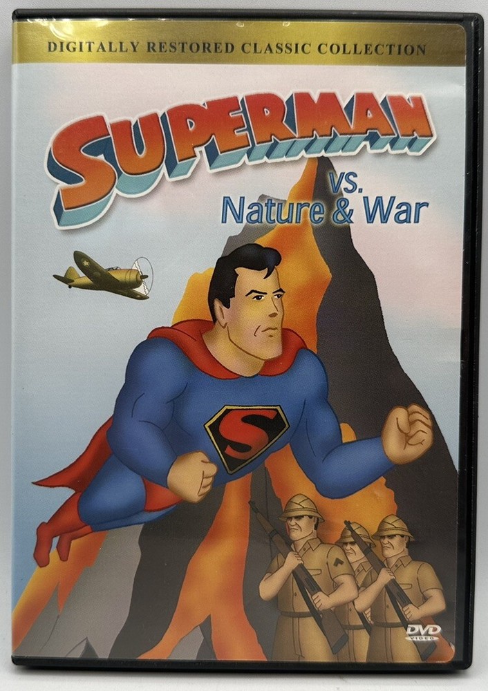 Superman vs. Nature & War DVD Digitally Restored Classic Collection Full-Frame