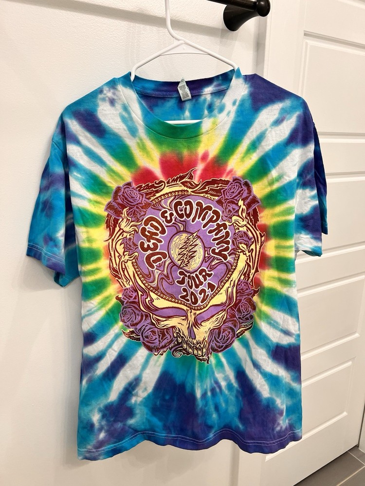 Dead & Company 2021 Blue Tye Die T-Shirt Unisex Large Fit 43
