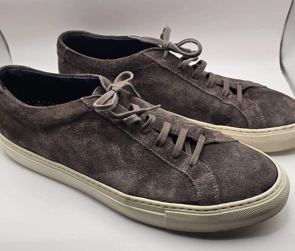 Common Projects Original Achilles Gray Suede Low Mens 46-image