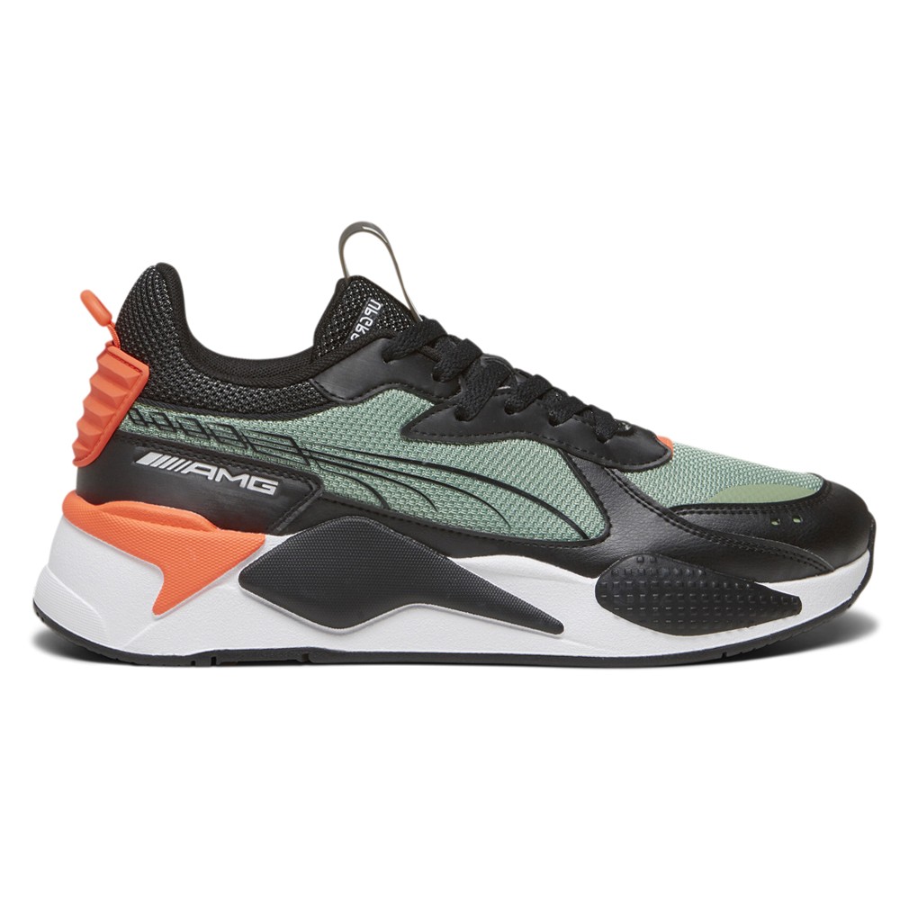 PUMA Mercedes Amg Petronas F1 X Rs X Lace Up  Mens Green Sneakers Casual Shoes 3