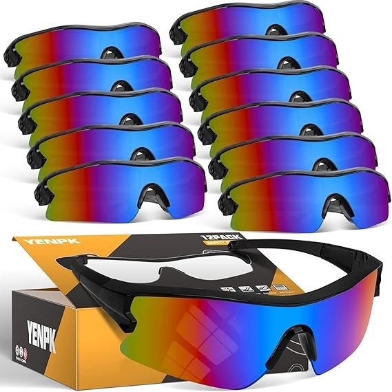 12 Pair Safety Glasses SunGlasses Goggles anti Scratch ANSI Z87+ UV Protection