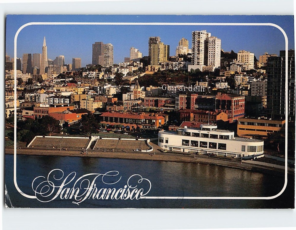 Postcard Ghirardelli Square San Francisco California USA