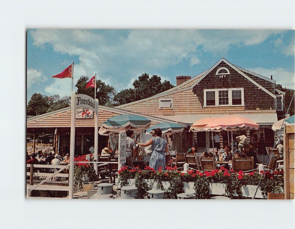 Postcard View at Perkins Cove Ogunquit Maine USA