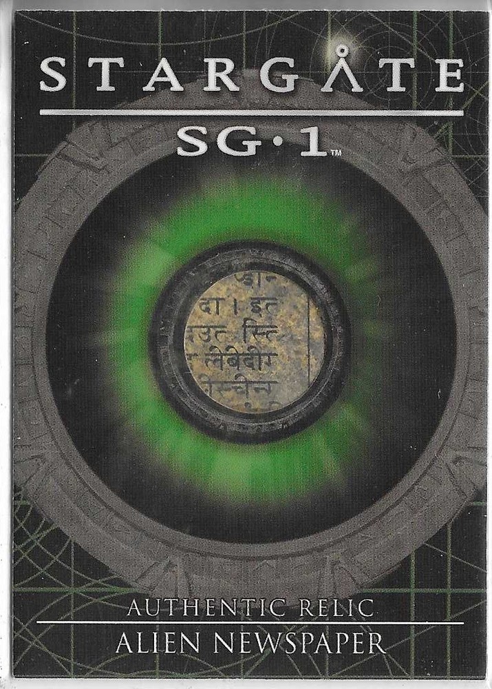2006 rittenhouse stargate sg-1 season 8 relic card R12 266 of 407