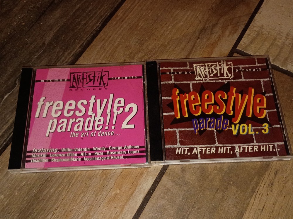 Freestyle Parade, Vol. 2: Art of Dance AND Vol. 3 by Various Artists CD Lot